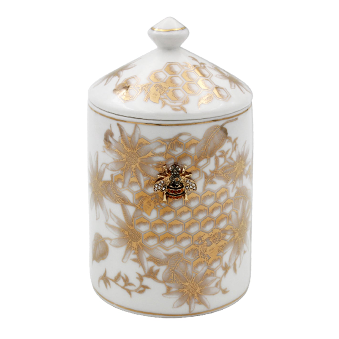 Honeycomb Bee Scented Candle - Floral Honey