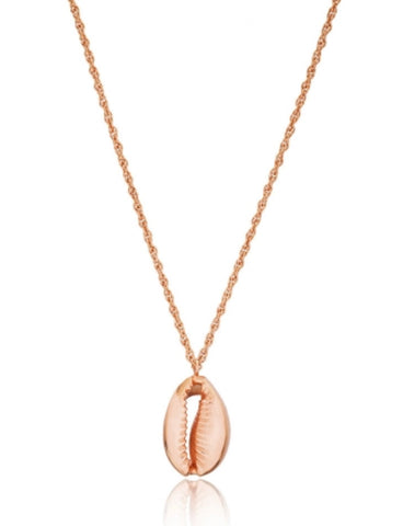 Rose Gold Seashell Necklace