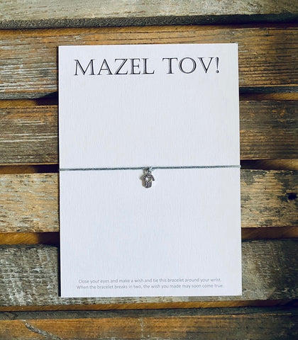"Mazel Tov" Message Bracelet