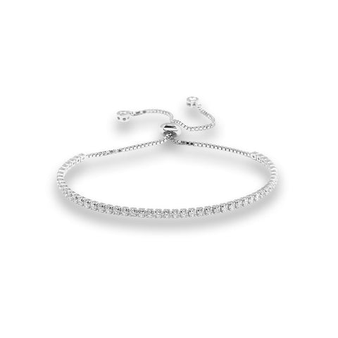 Silver Zirconia Tennis Bracelet